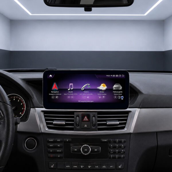 Android-Navigation (+ Apple-CarPlay) Touch für Mercedes E-Klasse C207 A207 (inkl. Einbau)