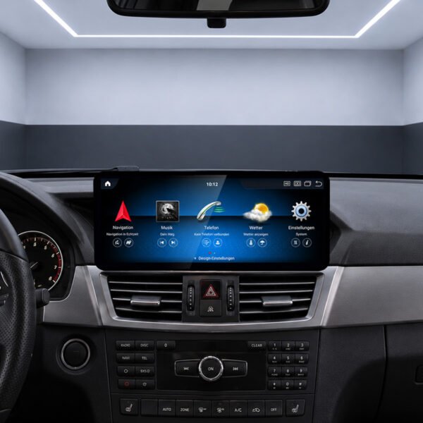 Android-Navigation (+ Apple-CarPlay) Touch für Mercedes E-Klasse C207 A207 (inkl. Einbau) – Ansicht 2