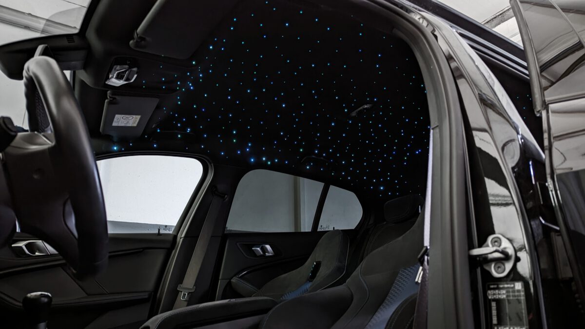 Sternenhimmel LED für BMW 1er F40 inkl. Einbau (Nachrüstung) – Bild 3