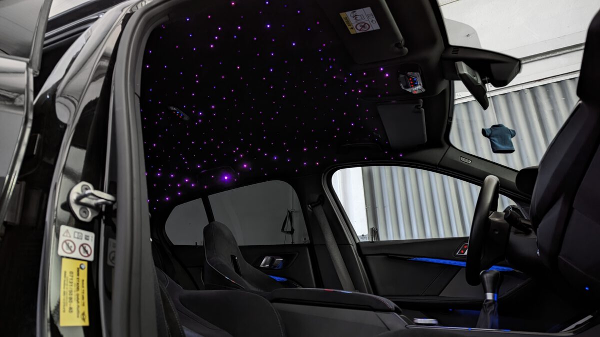 Sternenhimmel LED für BMW 1er F40 inkl. Einbau (Nachrüstung) – Bild 2