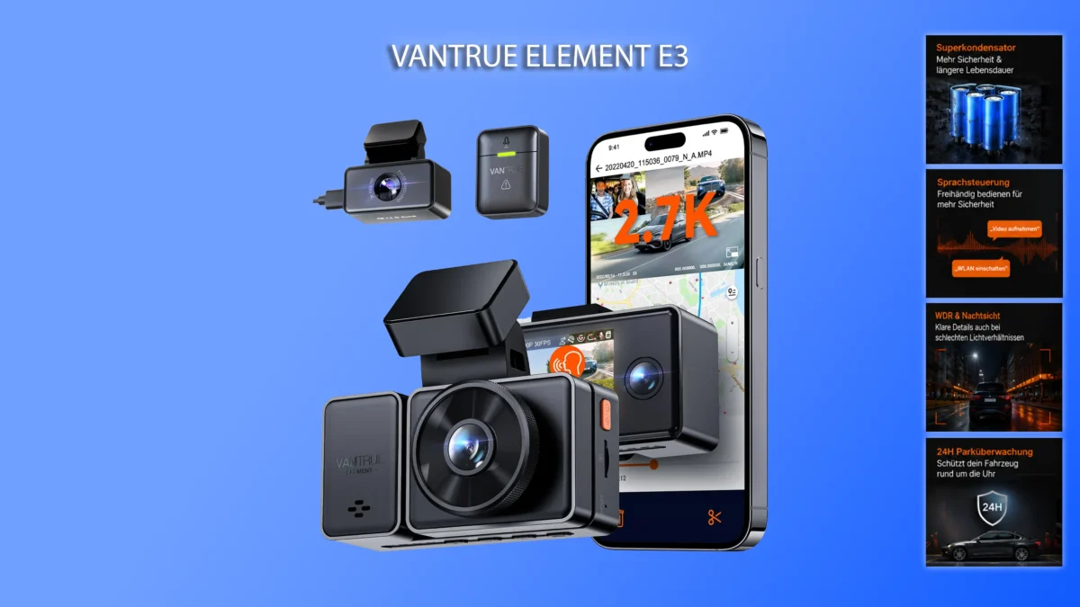 VanTrue Dashcam für BMW 1er F20 F21 inkl. Einbau (Nachrüstung) – Ansicht 4