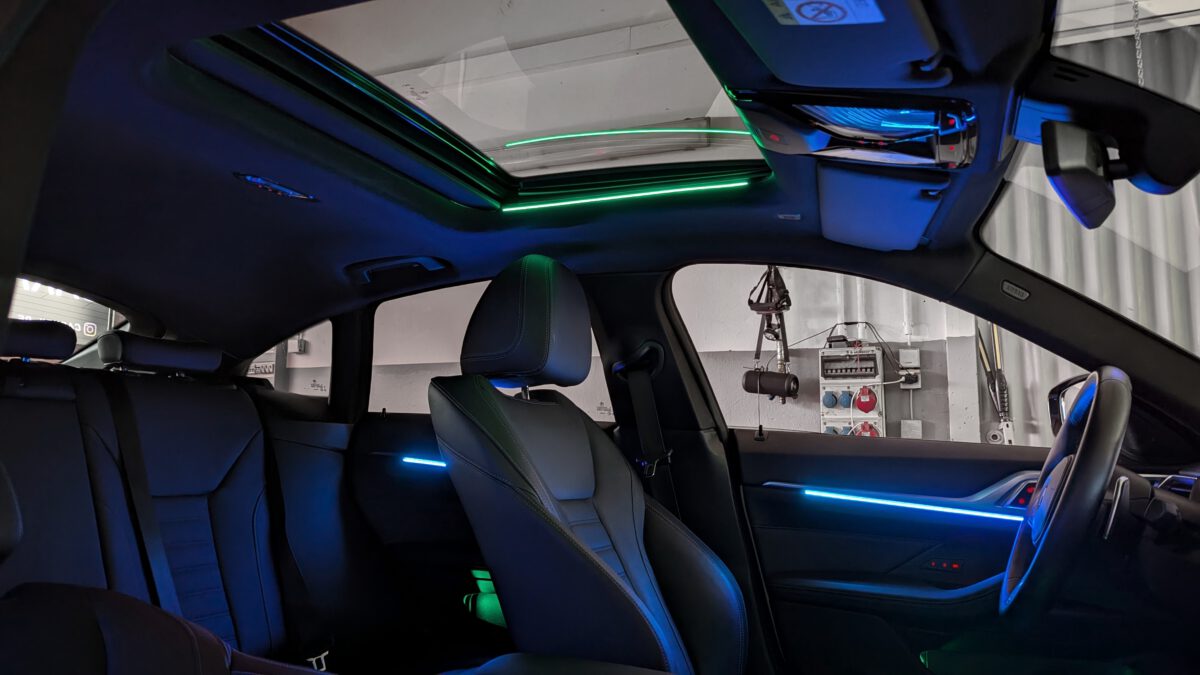 Ambientebeleuchtung für BMW M4 G82 G83 inkl. Einbau (Nachrüstung) – Bild 5