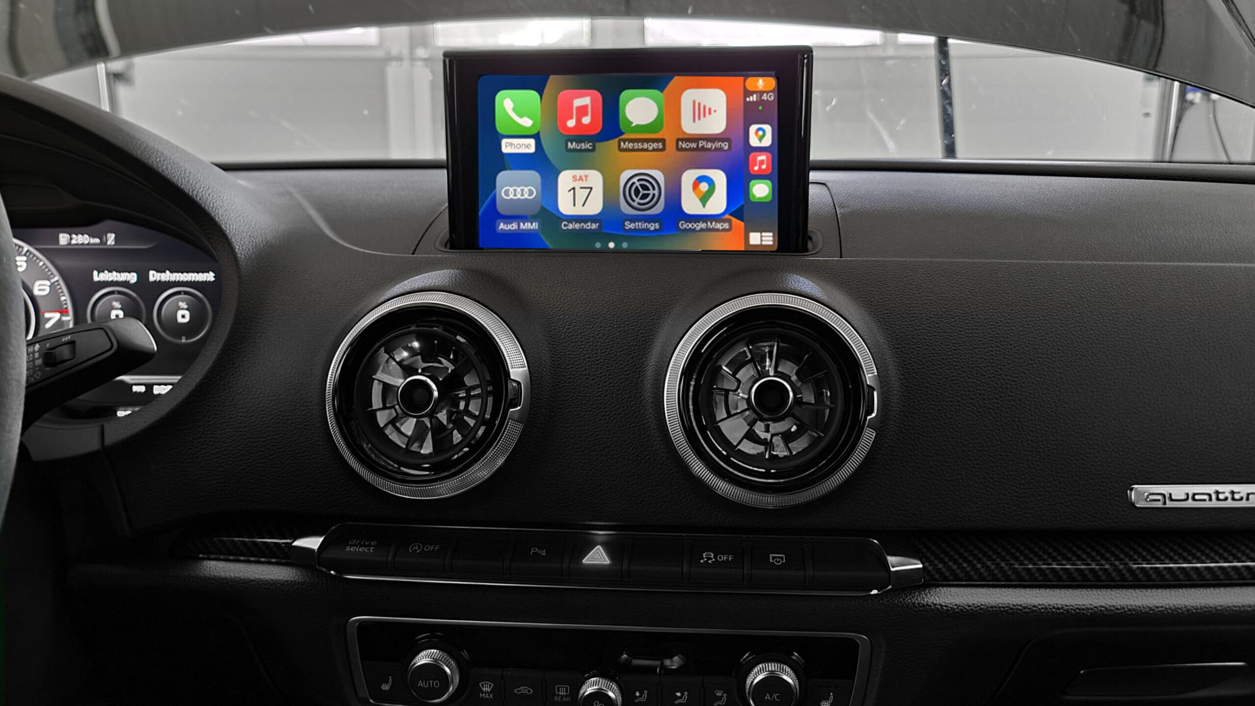 audi_a3_a4_a5_a6_a7_a8_q3_q5_q7_apple_carplay_android_auto_nachrüstung_einbau Apple-CarPlay & Android-Auto für Audi Q3 SQ3 8U (Nachrüstung) – Bild 1