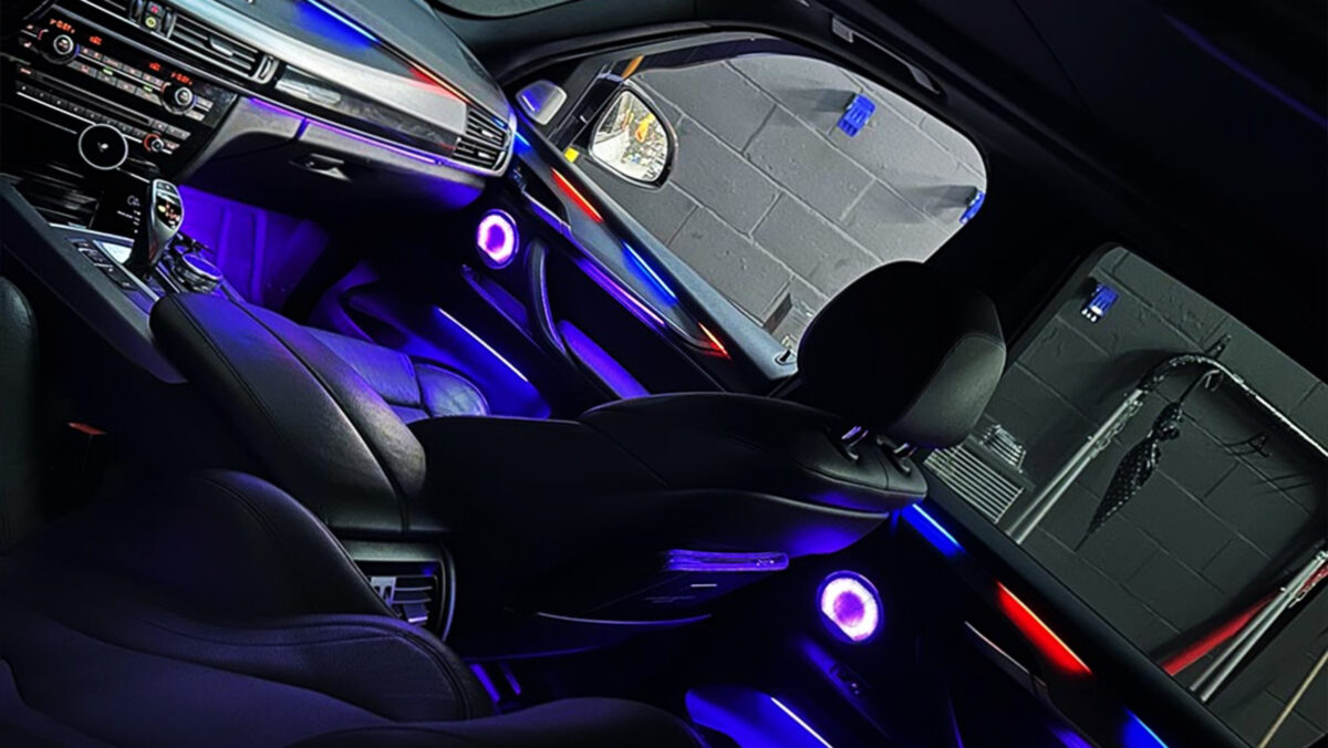 Ambientebeleuchtung für BMW X6 F16 inkl. Einbau (Nachrüstung) – Bild 2