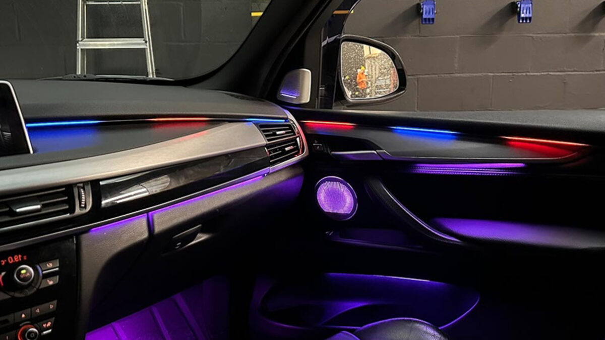 Ambientebeleuchtung für BMW X6 F16 inkl. Einbau (Nachrüstung) – Bild 4