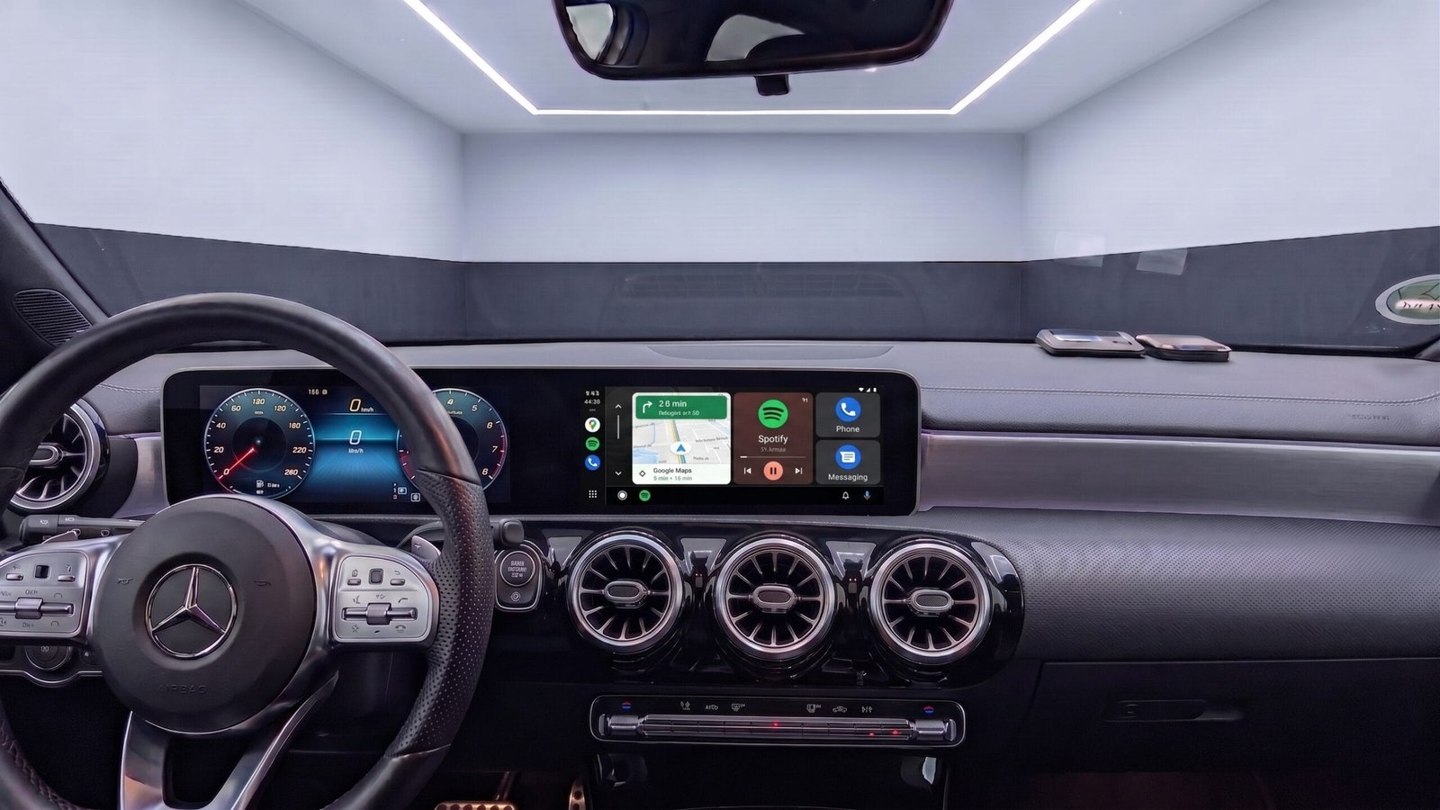 Apple-CarPlay & Android-Auto für Mercedes A-Klasse W177 (Nachrüstung) – Ansicht 2