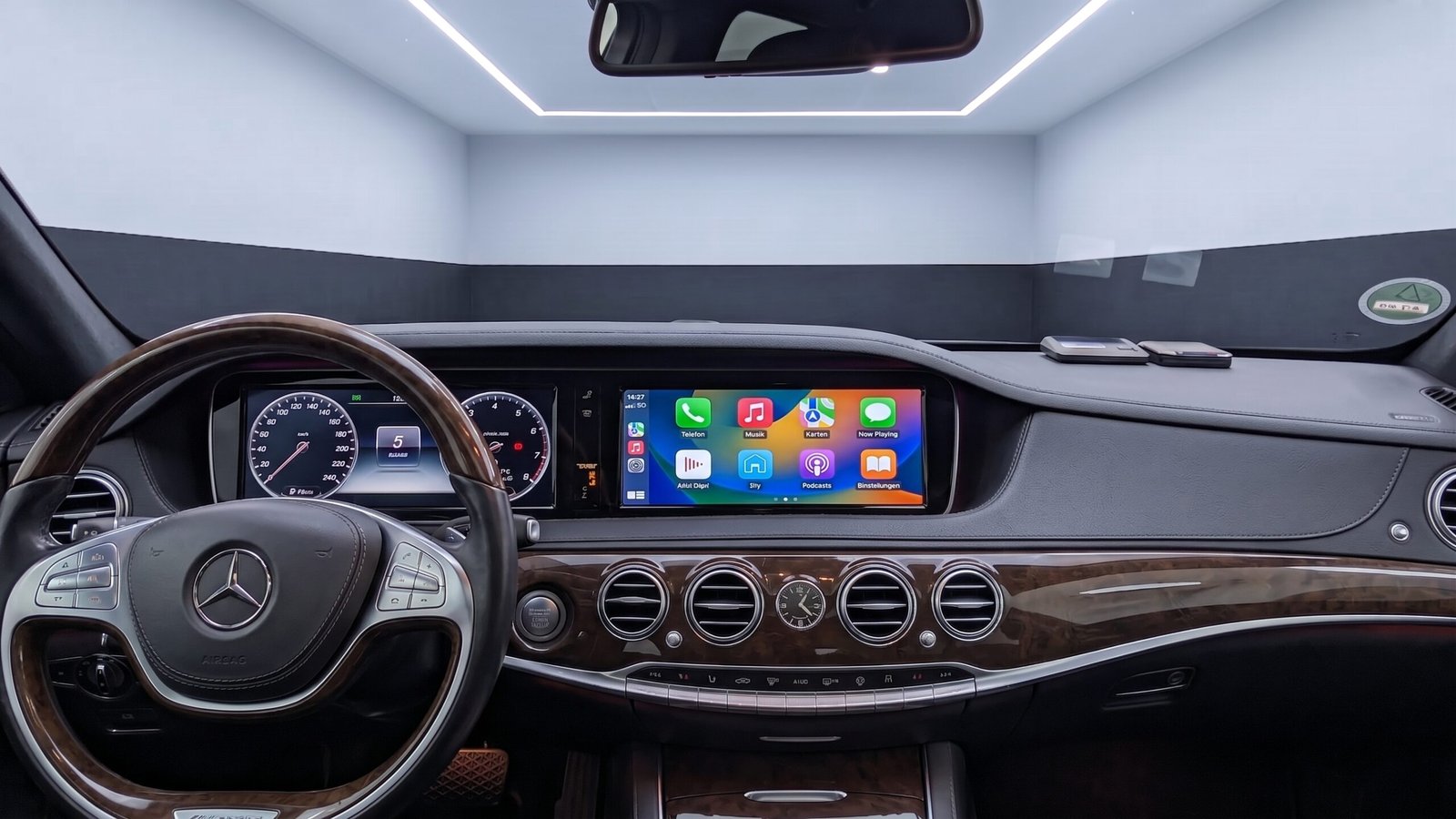Apple-CarPlay & Android-Auto für Mercedes S-Klasse W222 (Nachrüstung)