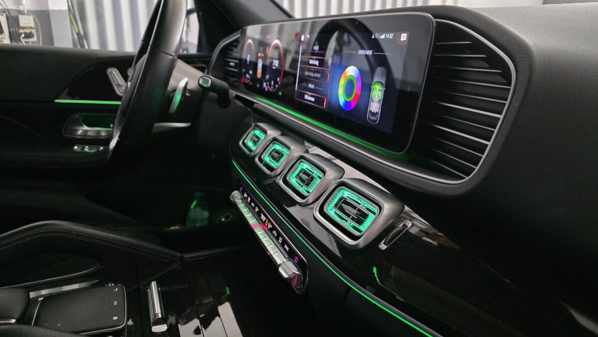 Ambientebeleuchtung für Mercedes GLE W167 V167 inkl. Einbau (Nachrüstung) – Bild 2