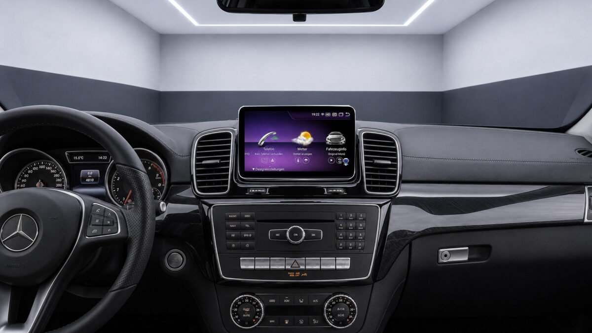 Android-Navigation (+ Apple-CarPlay) Touch für Mercedes GLE W166 C292 (inkl. Einbau) – Ansicht 2