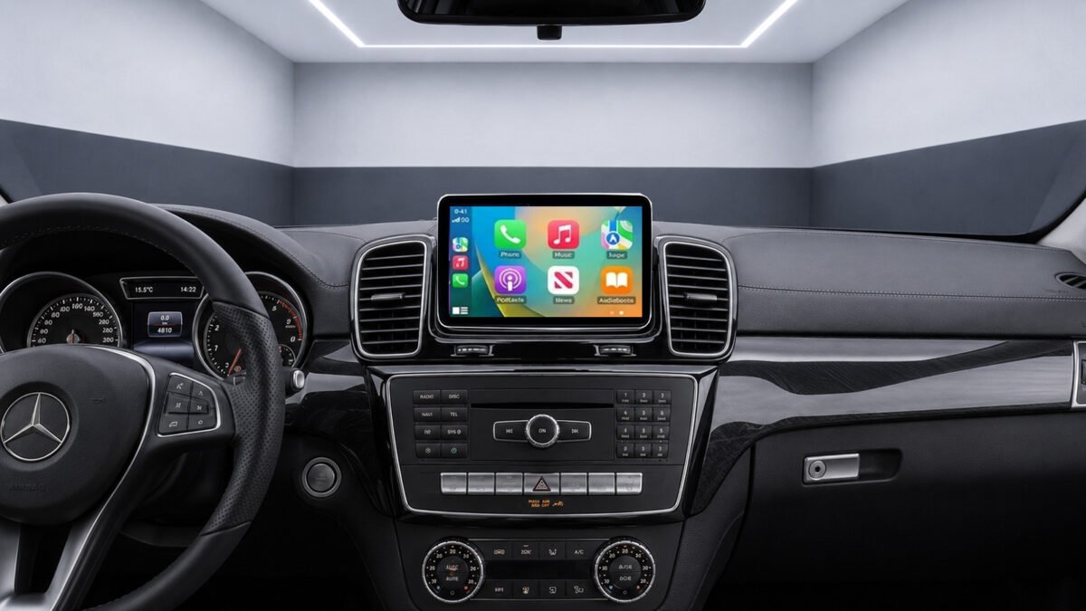 Android-Navigation (+ Apple-CarPlay) Touch für Mercedes GLE W166 C292 (inkl. Einbau) – Ansicht 4