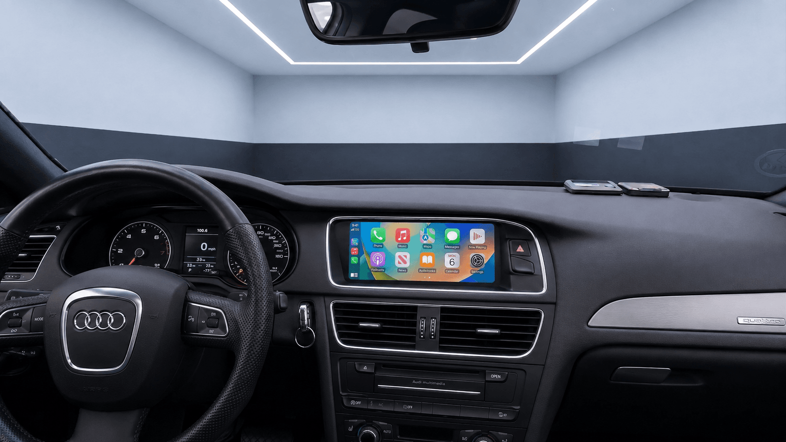Apple-CarPlay & Android-Auto für Audi A4 S4 RS4 B8 (Nachrüstung)
