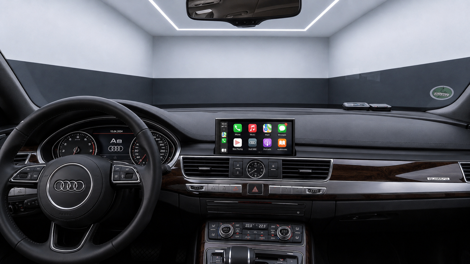 Apple-CarPlay & Android-Auto für Audi A8 S8 D4 (Nachrüstung)