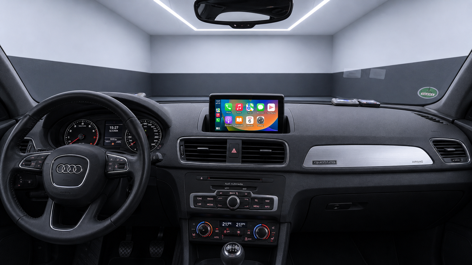 Apple-CarPlay & Android-Auto für Audi Q3 8U (Nachrüstung)