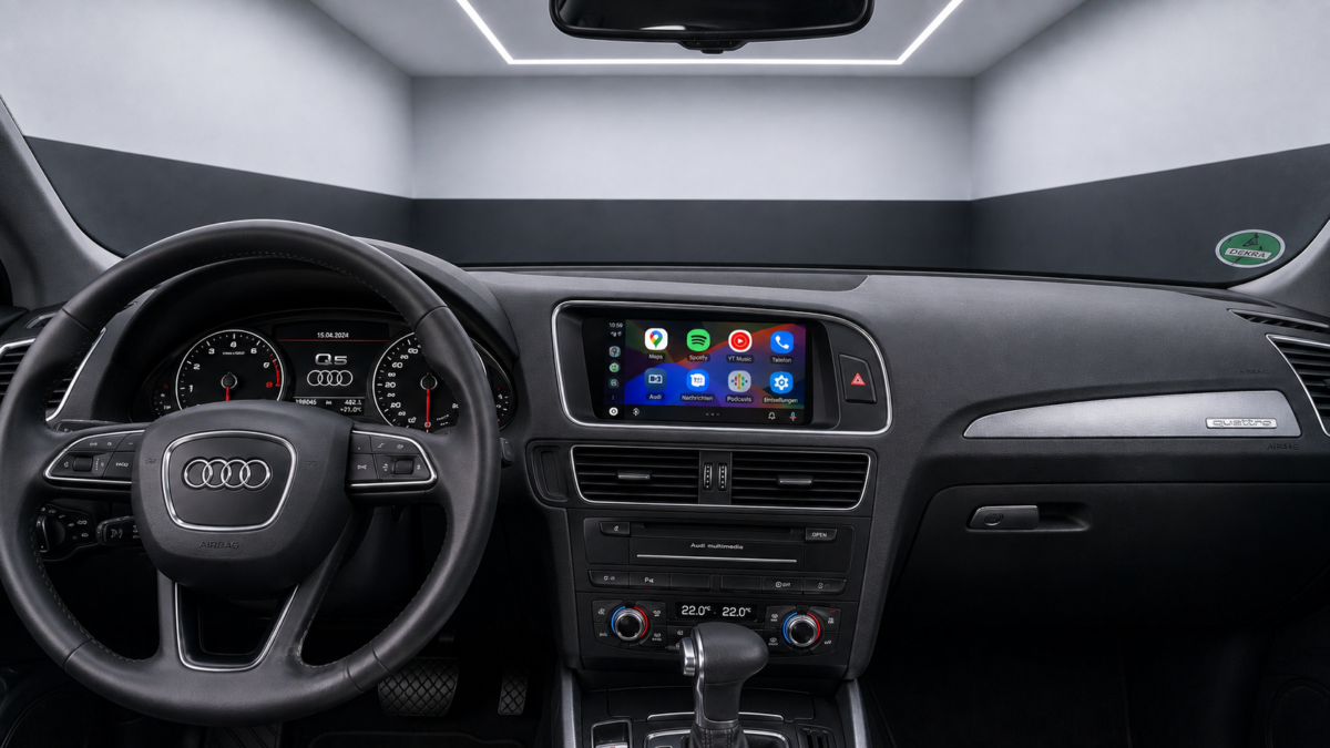 Apple-CarPlay & Android-Auto für Audi Q5 SQ5 8R (Nachrüstung) – Bild 2