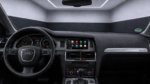 Apple CarPlay und Android Auto im Audi Q7 4L – Hauptmenü auf dem Display