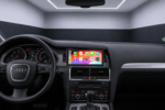 Apple CarPlay und Android Auto im Audi Q7 4L – App-Menü auf dem Display