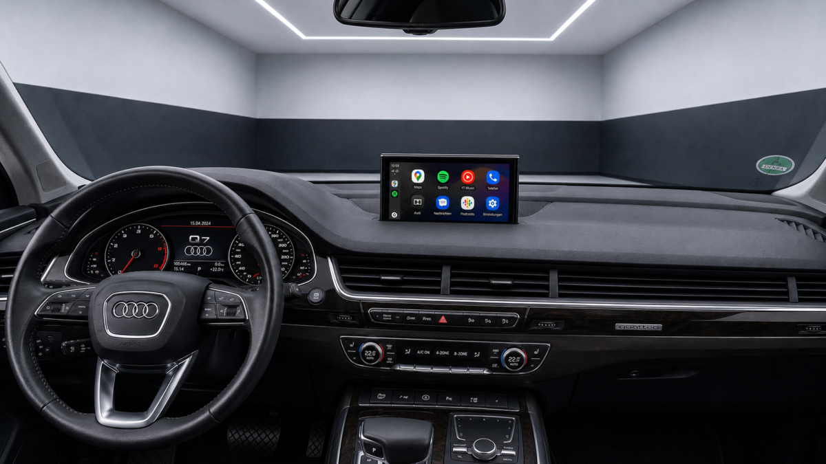 Apple-CarPlay & Android-Auto für Audi Q7 SQ7 4M (Nachrüstung) – Bild 2