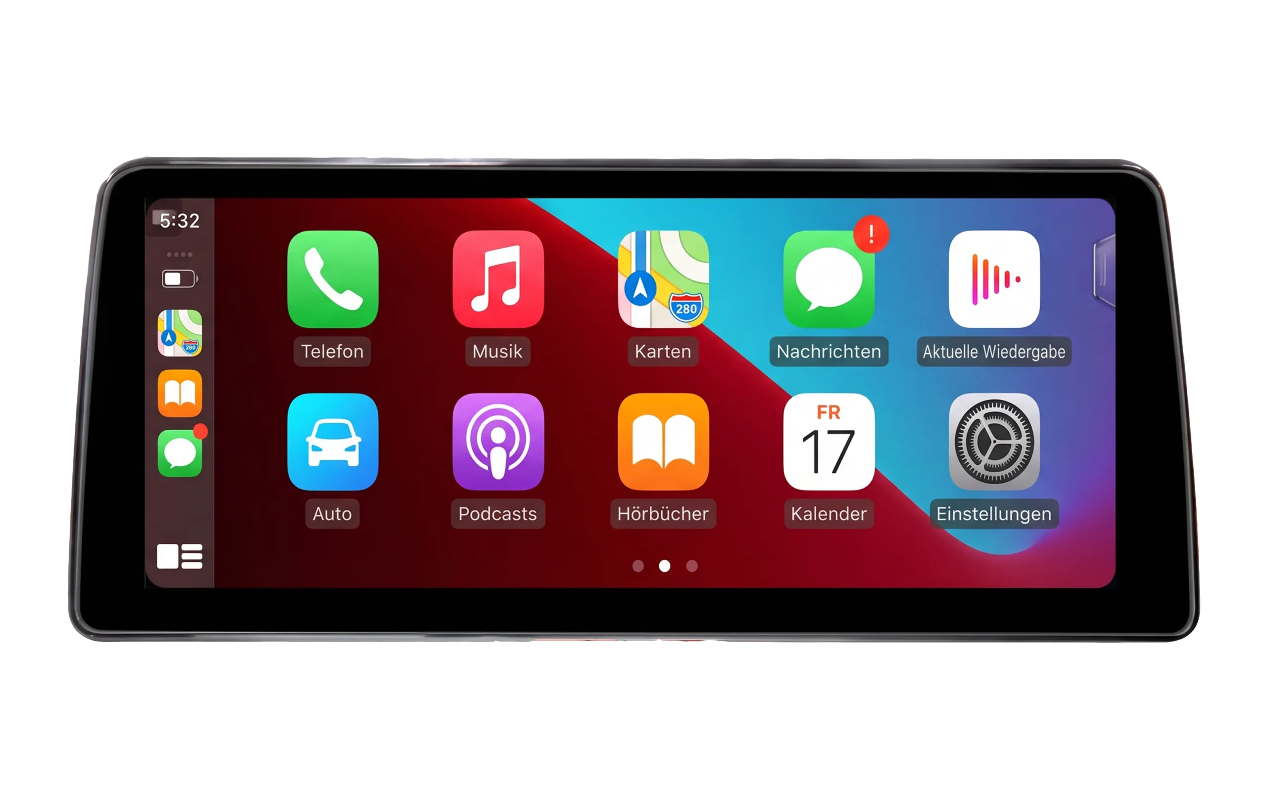 Apple CarPlay und Android Auto HD Touch Display