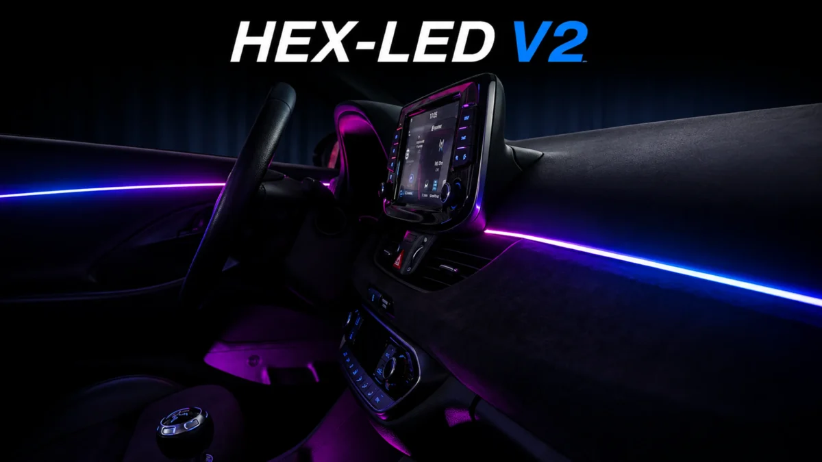 HEX-LED V2 Ambientebeleuchtung-Set für – Ansicht 2