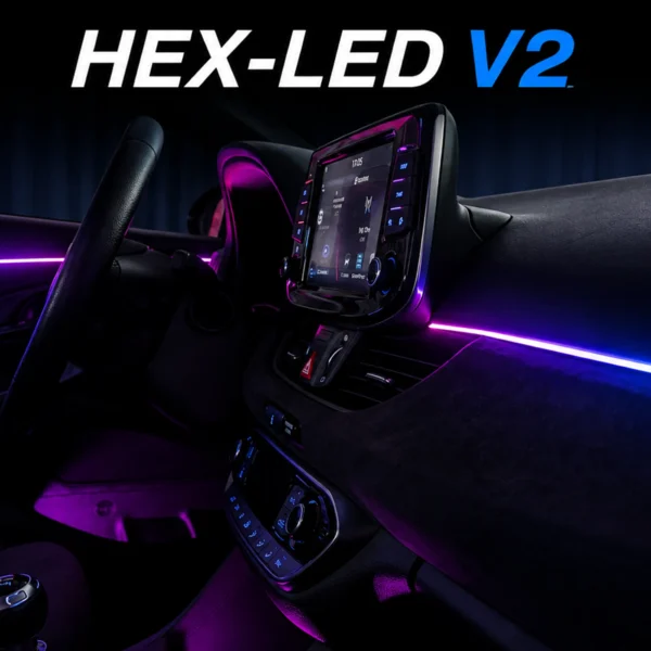 HEX-LED V2 Ambientebeleuchtung-Set für – Ansicht 2