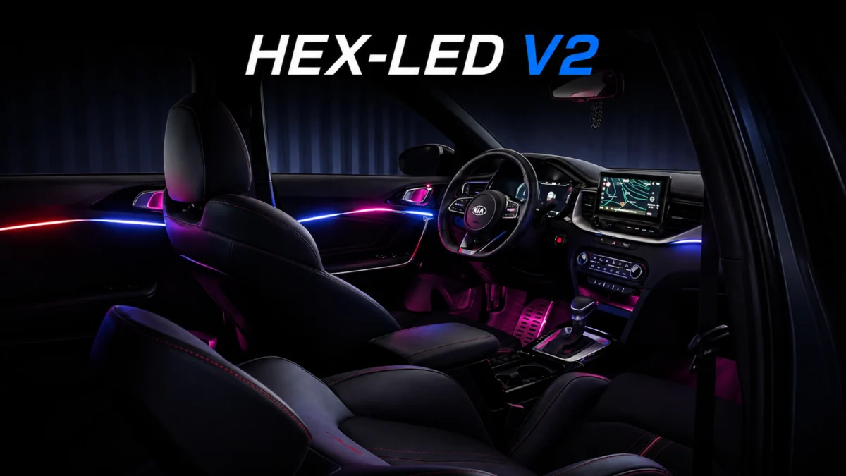 HEX-LED V2 Ambientebeleuchtung-Set – Ansicht 5