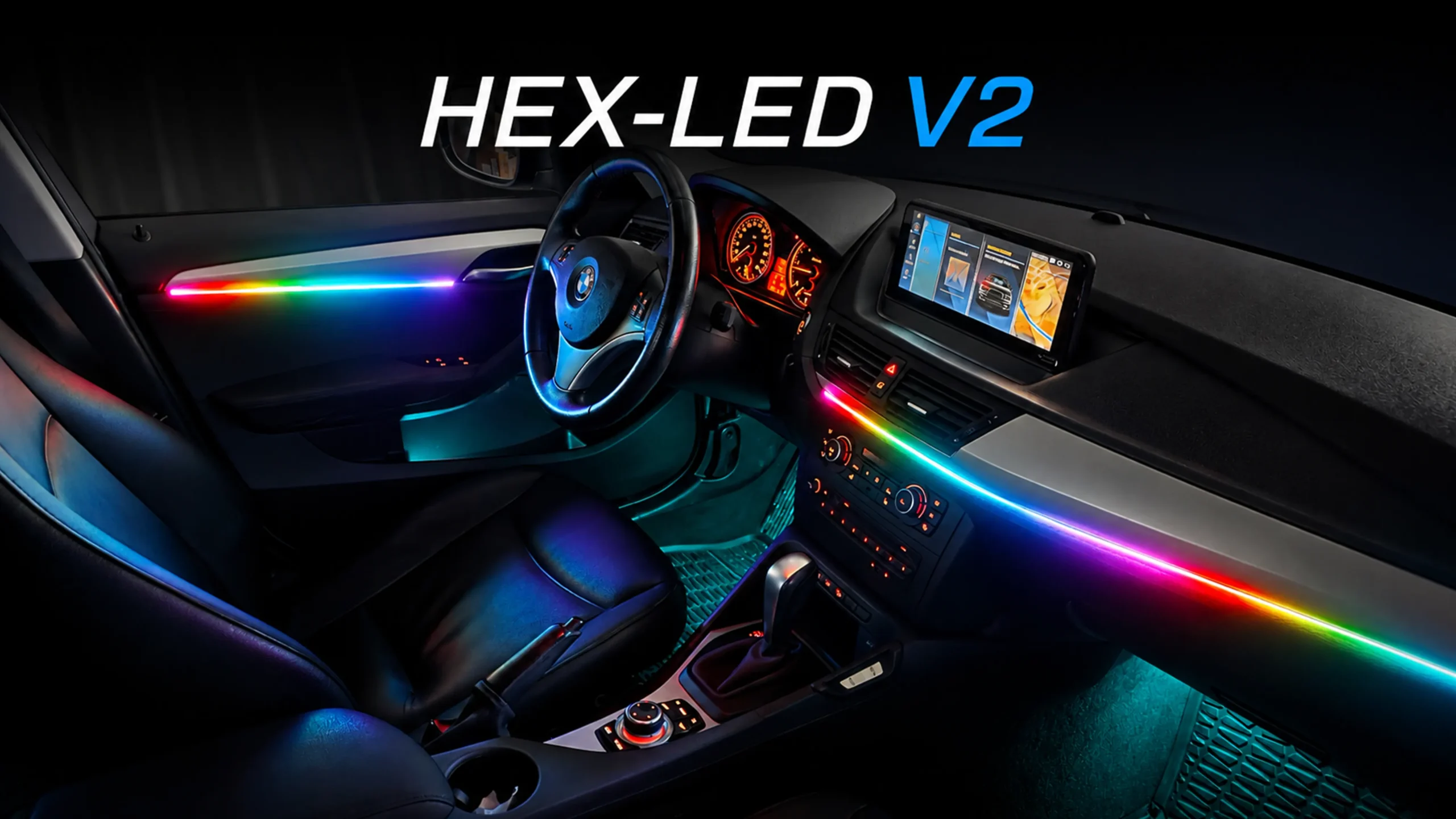 HEX-LED V2 Ambientebeleuchtung mehrfarbig