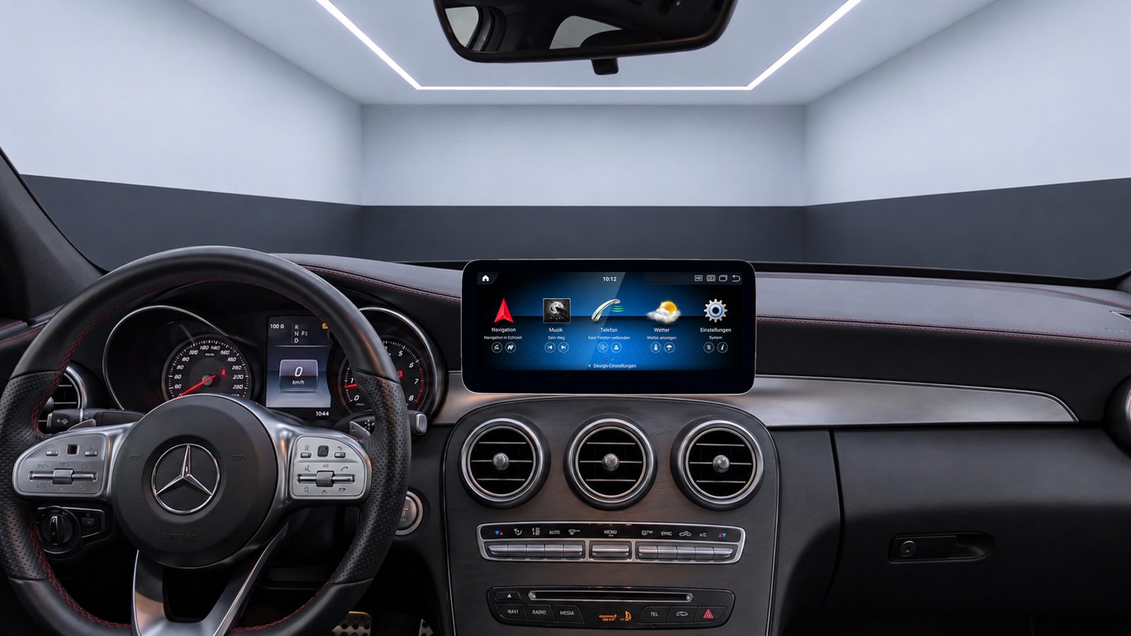 Mercedes Android Navigation 10,25 Zoll Display