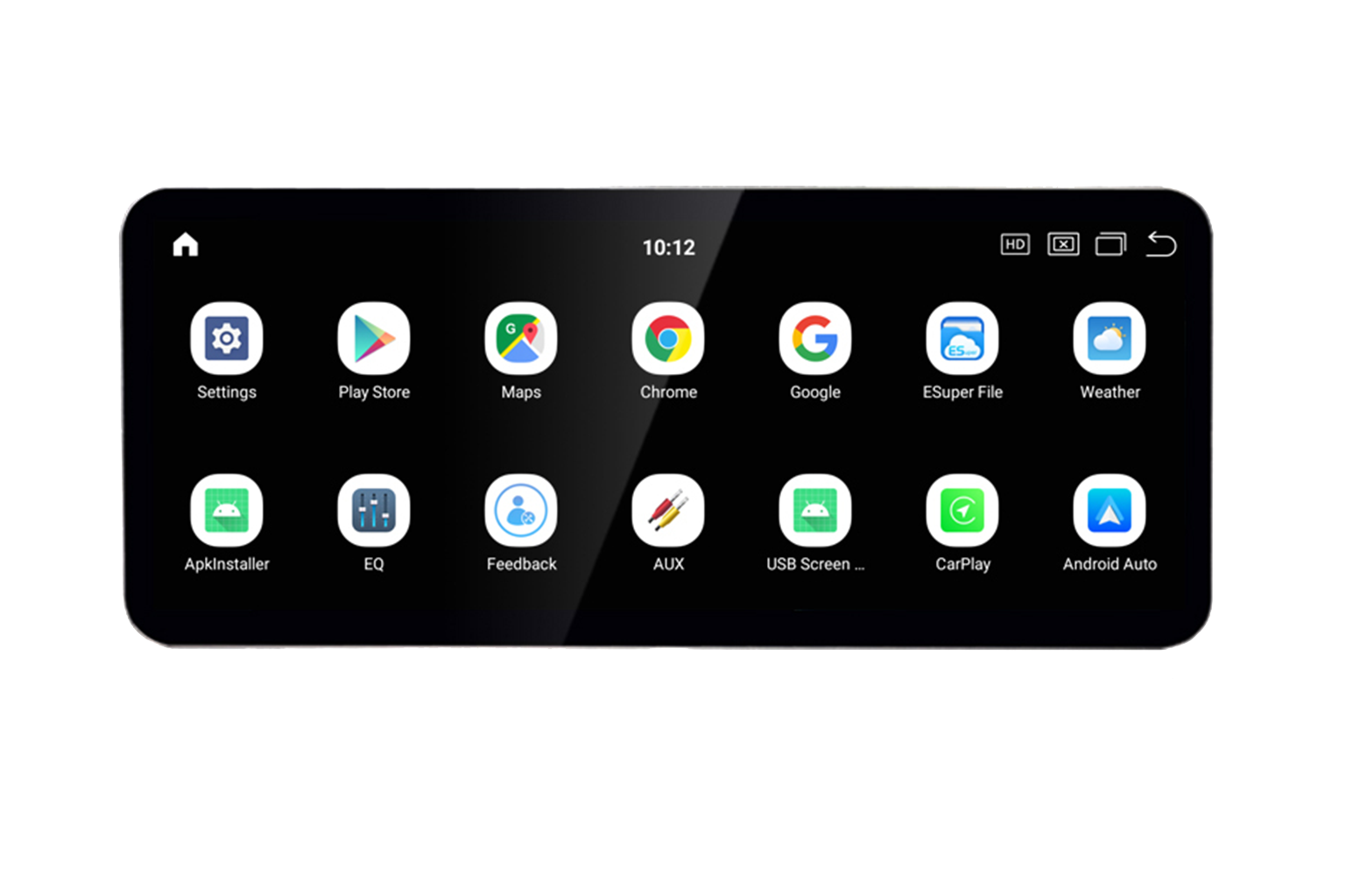 Mercedes Android Navigation App Ansicht mit Google Play Store