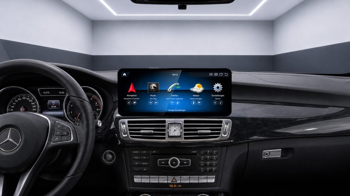Android-Navigation (+ Apple-CarPlay) Touch für Mercedes CLS C218 X218 (inkl. Einbau) – Ansicht 2