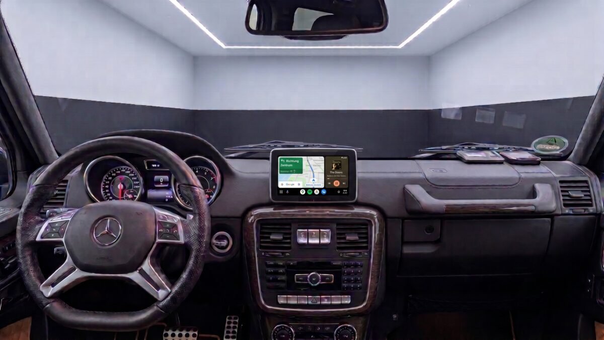 Apple-CarPlay & Android-Auto für Mercedes G-Klasse W463 (Nachrüstung) – Ansicht 2