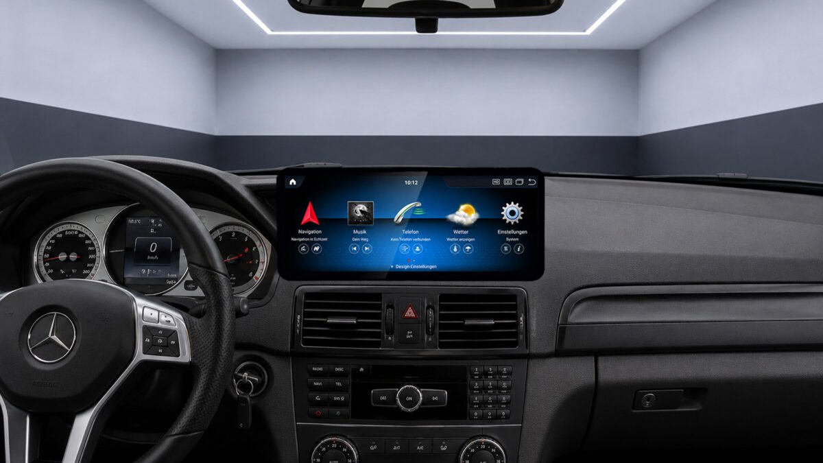 Android-Navigation (+ Apple-CarPlay) Touch für Mercedes GLK X204 (inkl. Einbau) – Ansicht 2