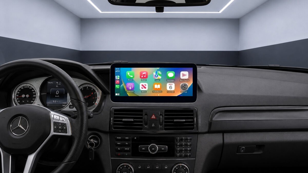 Android-Navigation (+ Apple-CarPlay) Touch für Mercedes GLK X204 (inkl. Einbau) – Ansicht 4