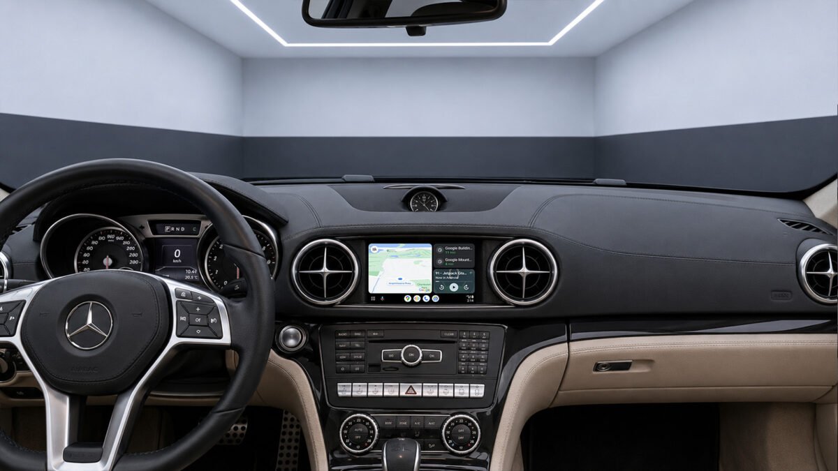 Apple-CarPlay & Android-Auto für Mercedes SLK R172 (Nachrüstung) – Ansicht 2