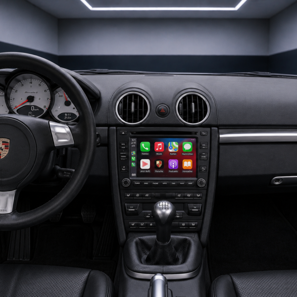 Apple-CarPlay & Android-Auto für Porsche Boxster 987 (Nachrüstung)