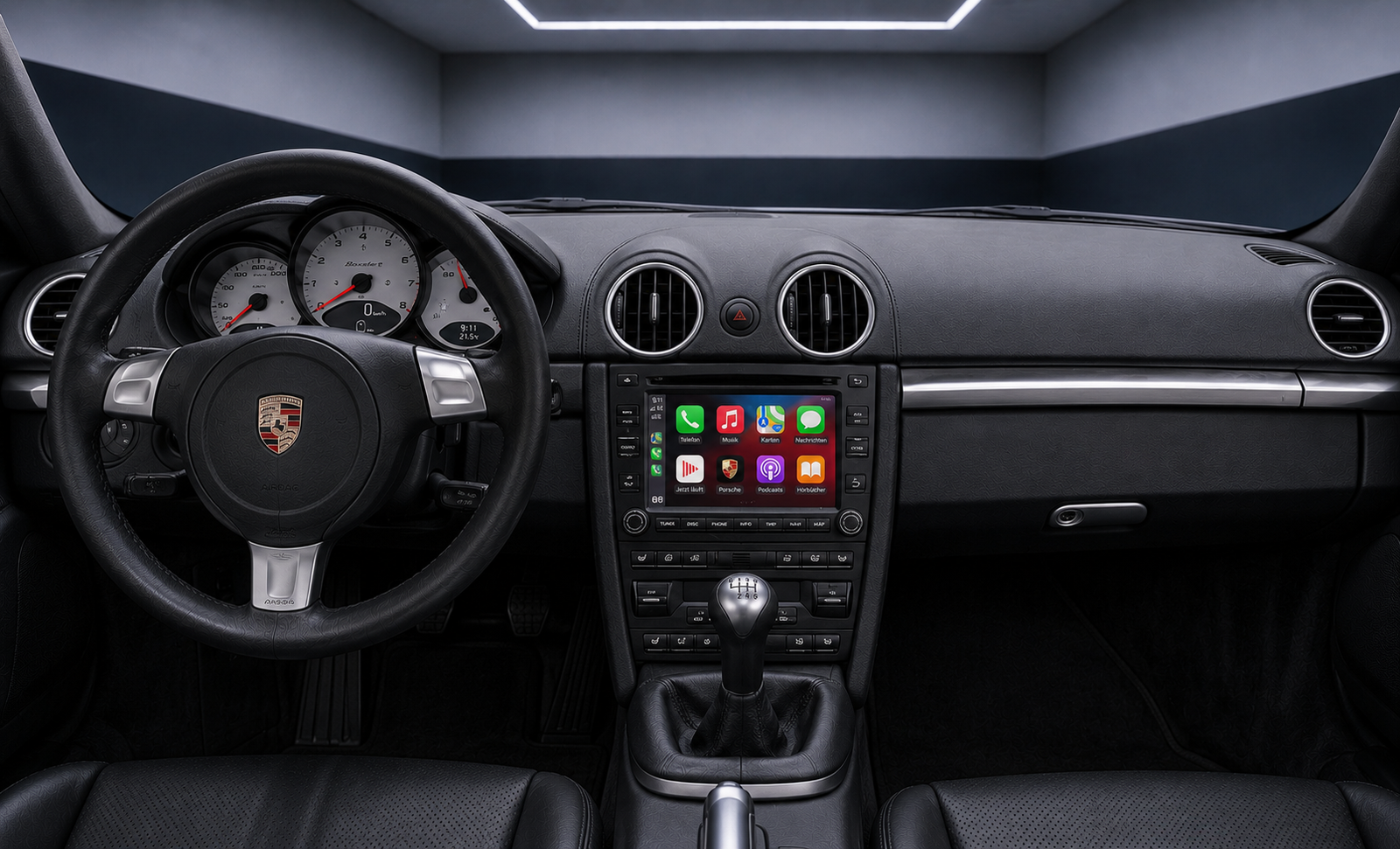 porsche_boxster_987_apple_carplay_android_auto_rückfahrkamera_nachrüstung_carhex_einbau_1 Apple-CarPlay & Android-Auto für Porsche Boxster 987 (Nachrüstung)