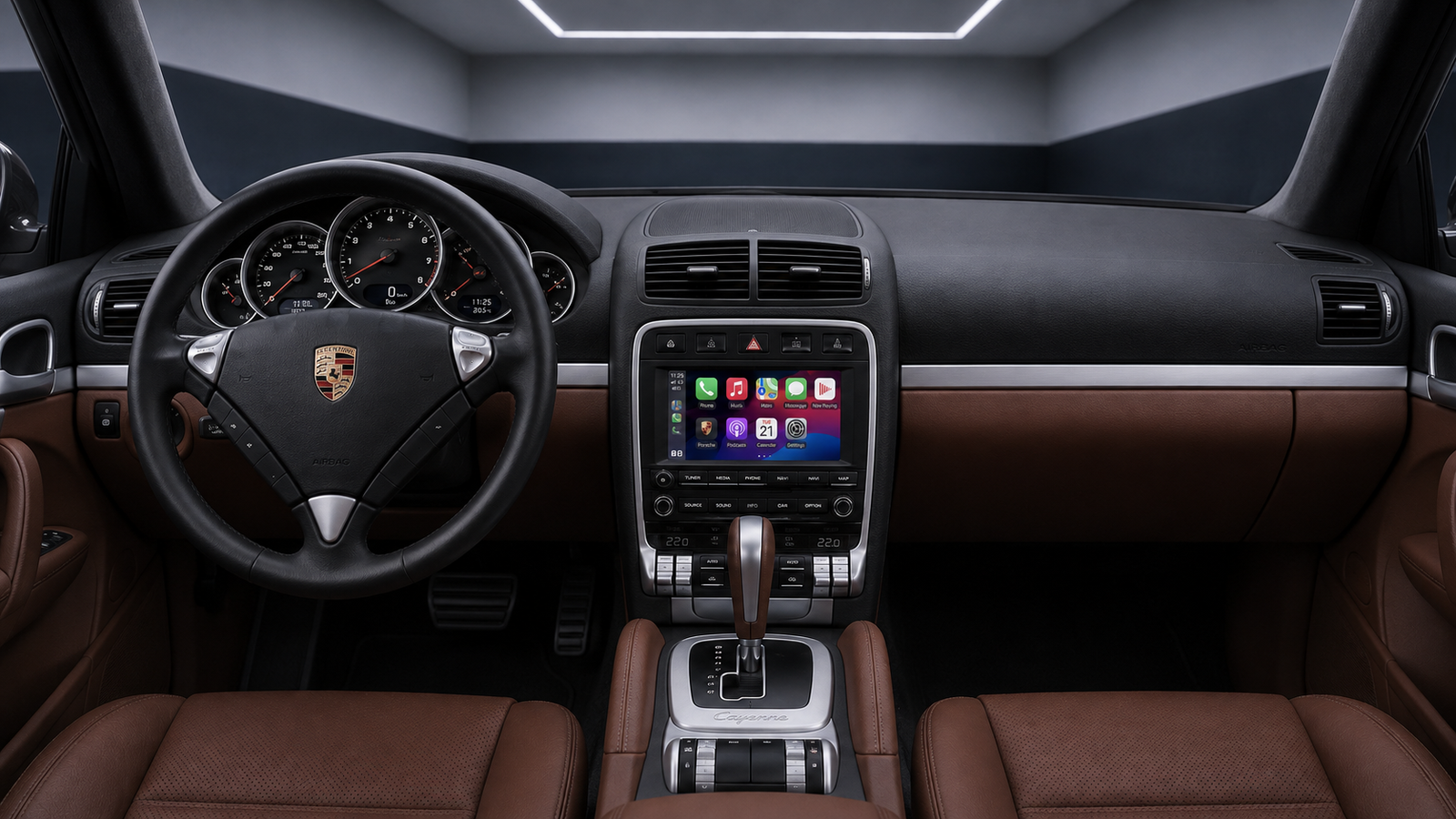 Apple-CarPlay & Android-Auto für Porsche Cayenne 9PA (Nachrüstung)