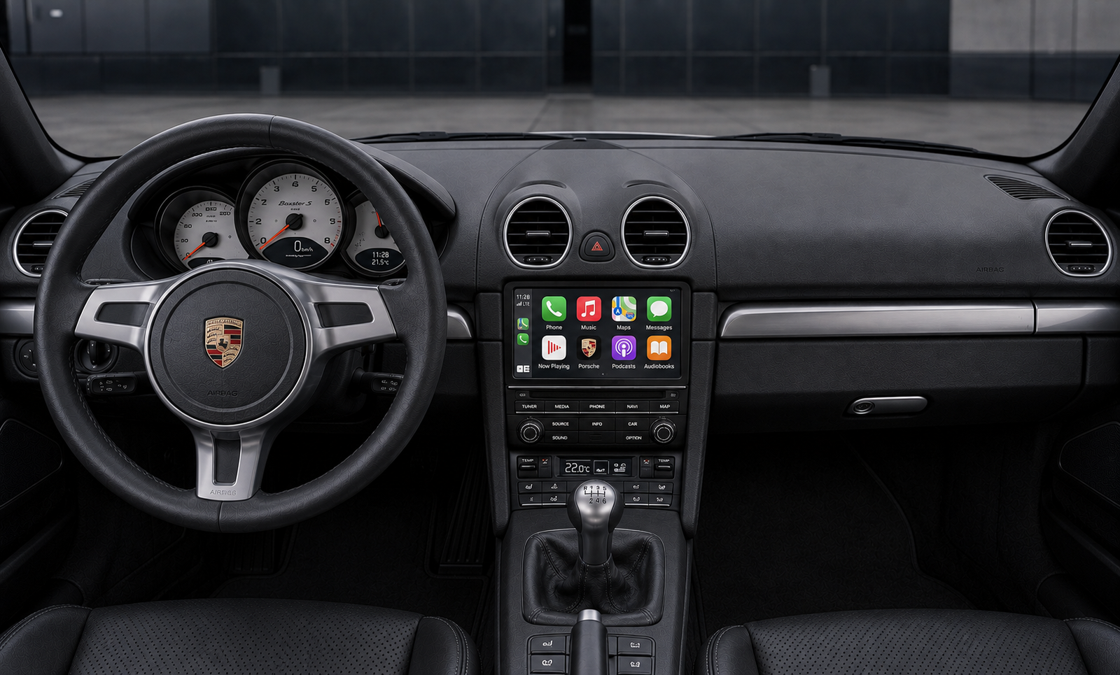 Apple-CarPlay & Android-Auto für Porsche Cayman 981C (Nachrüstung)