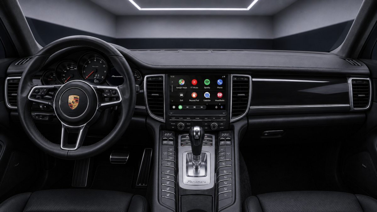 Apple-CarPlay & Android-Auto für Porsche Panamera 970 (Nachrüstung) – Bild 2