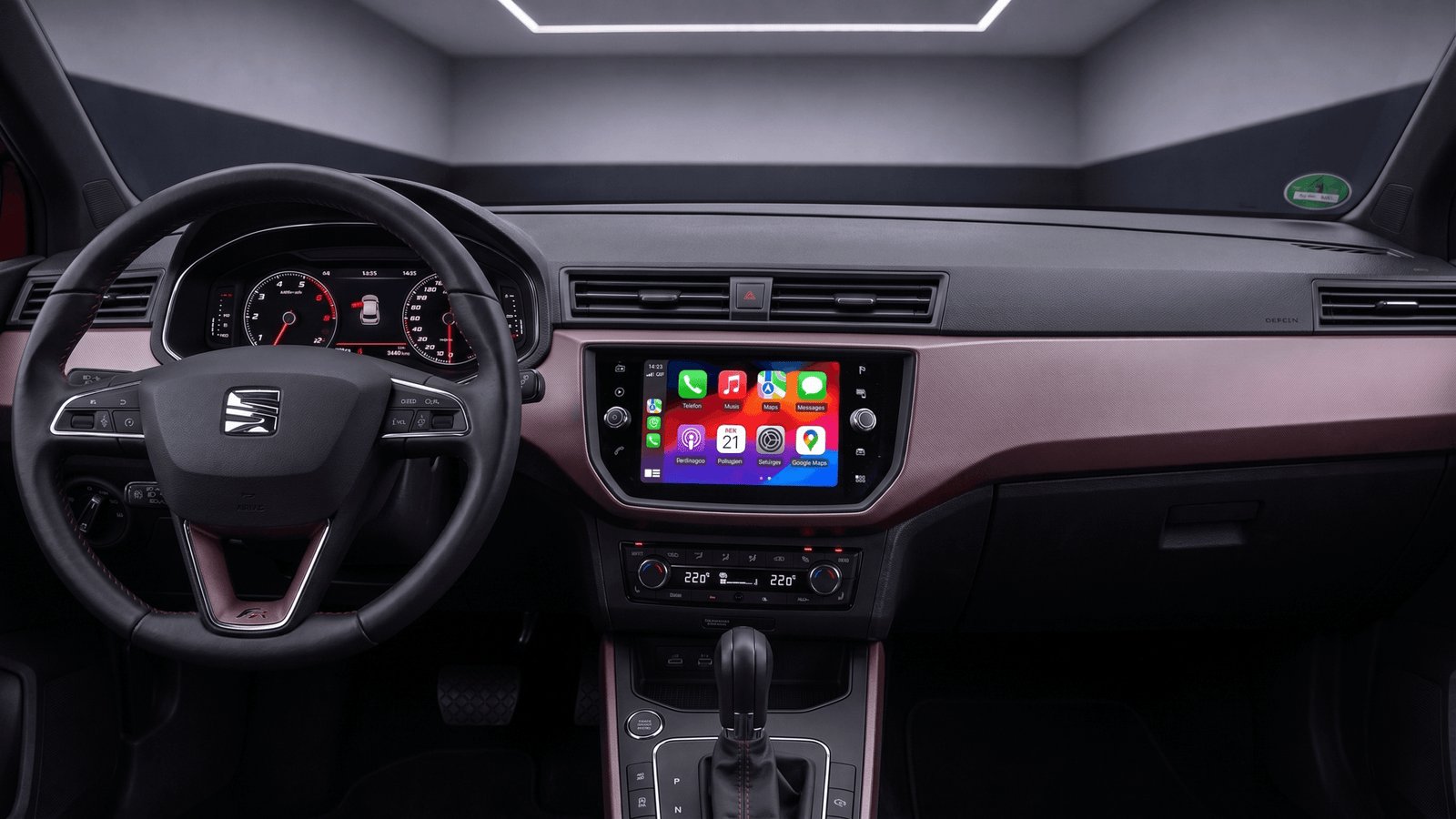 seat_arona_apple_carplay_android_auto_rückfahrkamera_nachrüstung_carhex_einbau Apple-CarPlay & Android-Auto für Seat Arona (KJ) (Nachrüstung)