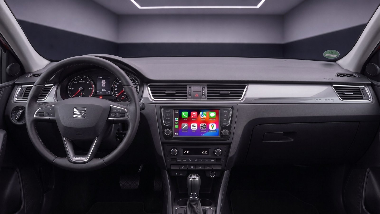 seat_toledo_apple_carplay_android_auto_rückfahrkamera_nachrüstung_carhex_einbau_1 Apple-CarPlay & Android-Auto für Seat Toledo (NH) (Nachrüstung)