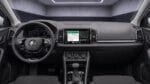 CarPlay- und Android-Auto-Navigation auf dem Display im Skoda Karoq NU Innenraum