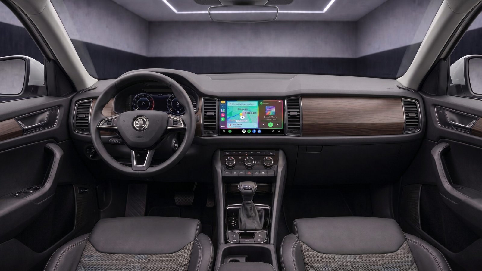 Apple-CarPlay & Android-Auto für Skoda Kodiaq I (NS) (Nachrüstung)