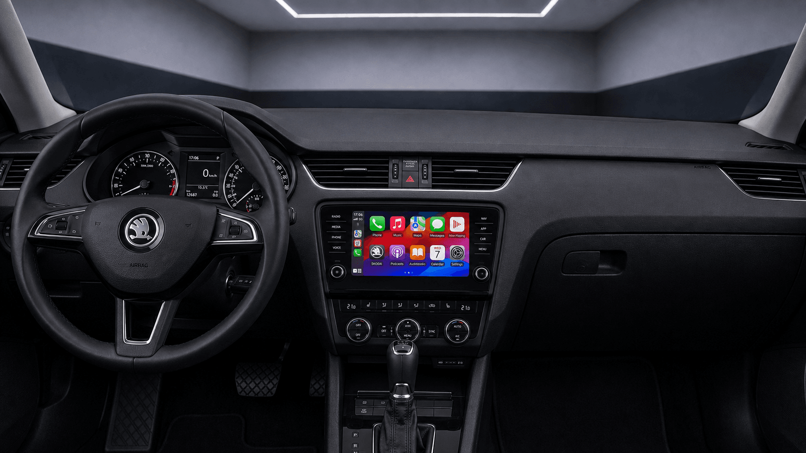Apple-CarPlay & Android-Auto für Skoda Octavia III (5E) (Nachrüstung)
