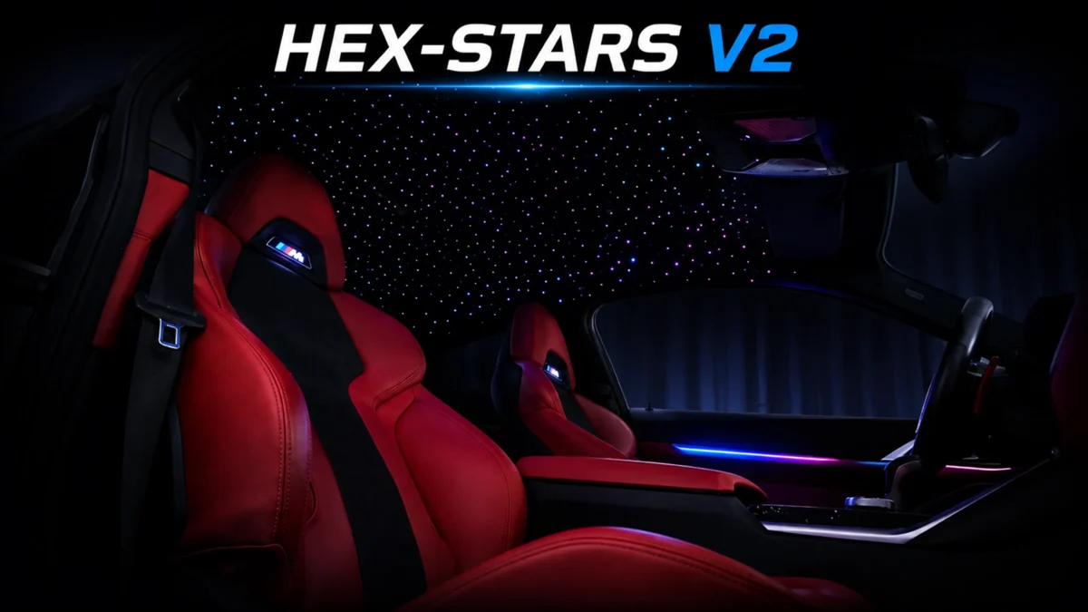 HEX-STARS V2 Sternenhimmel-Set für BMW 1er F20 F21 – Ansicht 2