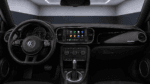 Apple CarPlay und Android Auto auf dem Fahrzeugdisplay im VW Beetle 5C Innenraum