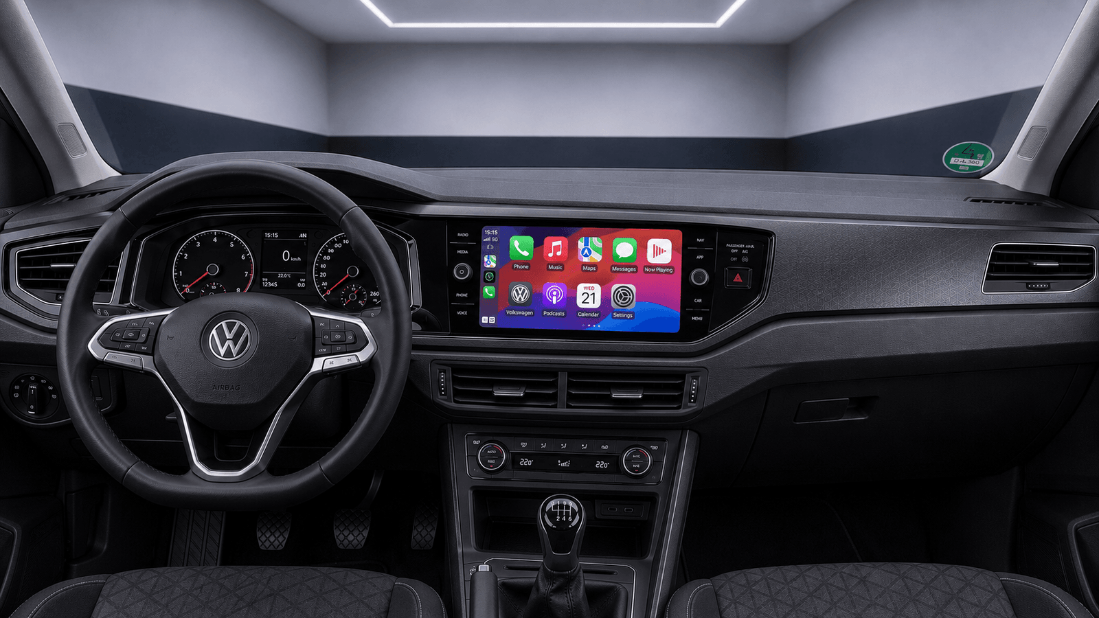vw_taigo_apple_carplay_android_auto_rückfahrkamera_nachrüstung_carhex_einbau_2 Apple-CarPlay & Android-Auto für VW Taigo (CS) (Nachrüstung)