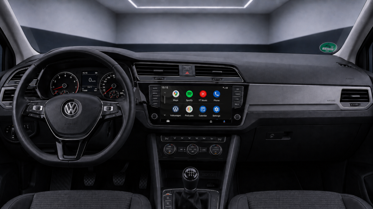 Apple-CarPlay & Android-Auto für VW Touran II (Nachrüstung) – Ansicht 2