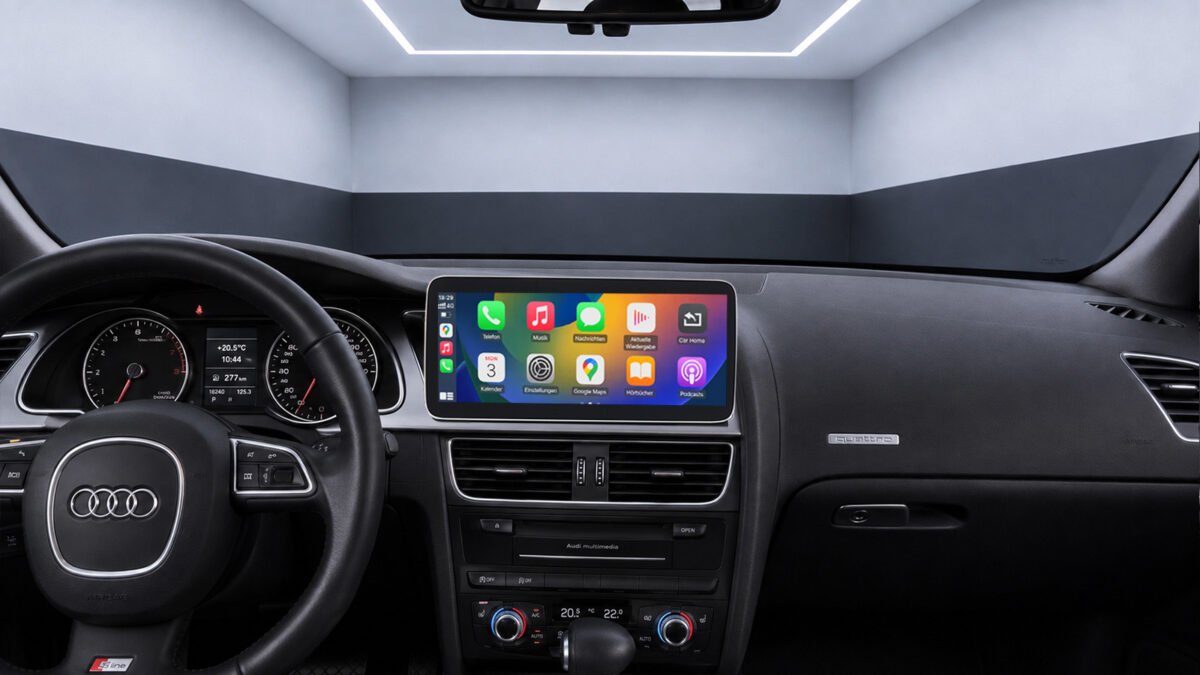 Android-Navigation (+ Apple-CarPlay) Touch für Audi A4 S4 RS4 B8 (inkl. Einbau) – Ansicht 4