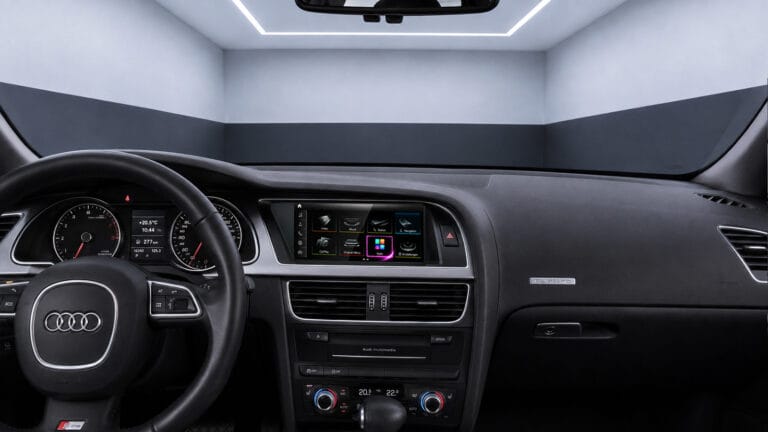 Android-Navigation (+ Apple-CarPlay) Touch für Audi A4 S4 RS4 B8 (inkl. Einbau)