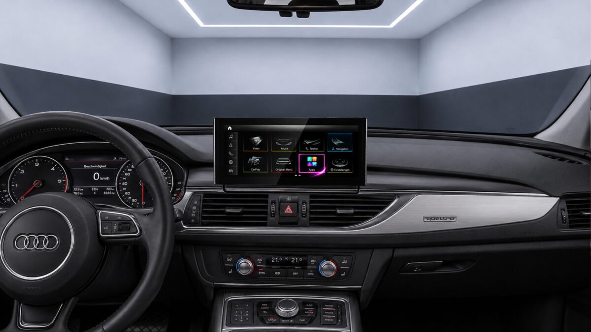 Android-Navigation (+ Apple-CarPlay) Touch für Audi A7 S7 RS7 4G C7 (inkl. Einbau) – Ansicht 2